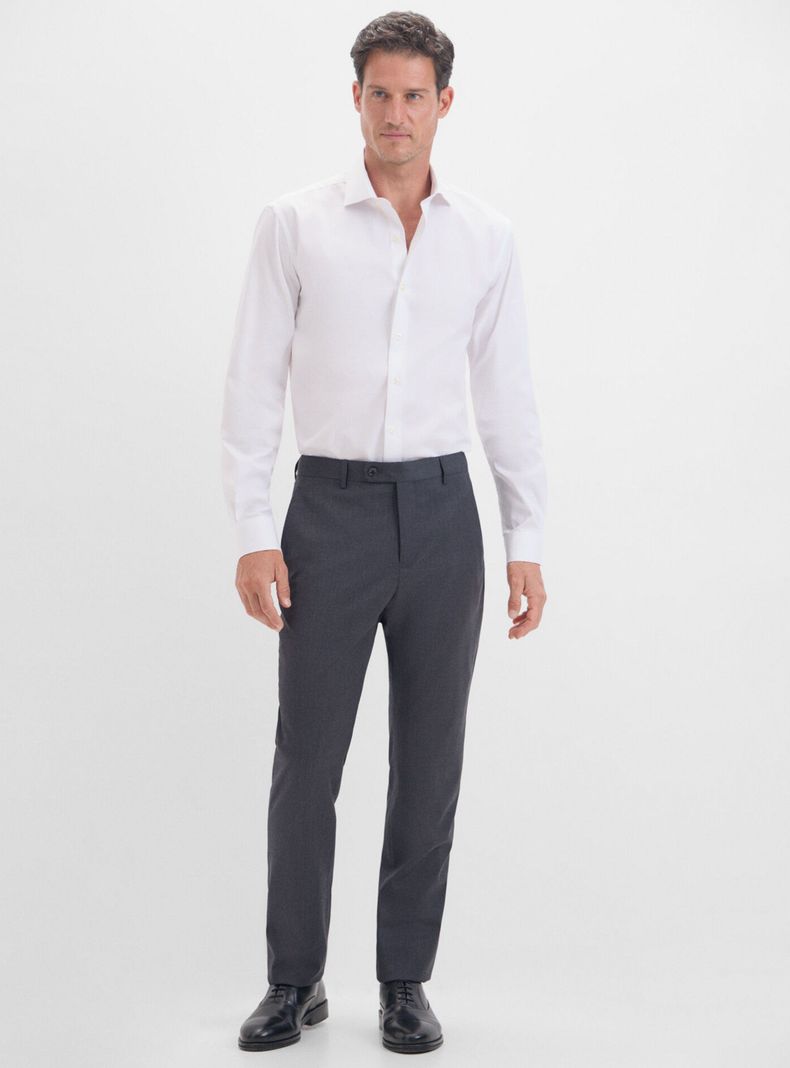 Camisa Vestir Pinpoint Liso Fácil Plancha-3