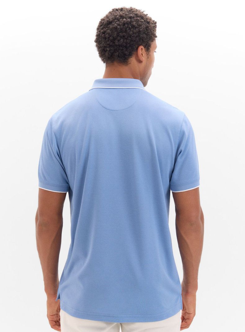 Polera Piqué Coolmax Lisa Con Tips-1