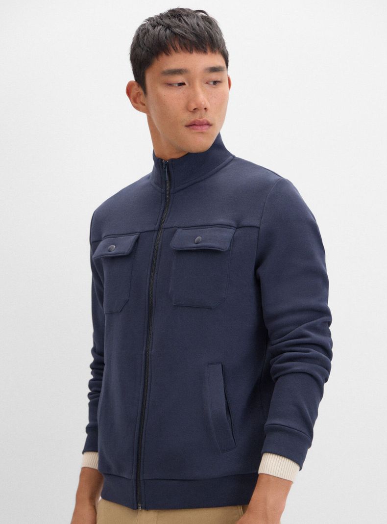 Cardigan Tejido Piqué-0