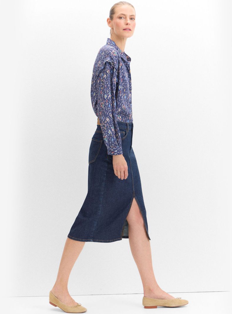 Camisa Pliegue Estampada-4