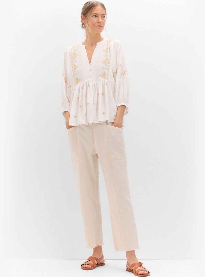 Blusa Bordada Canesú-5