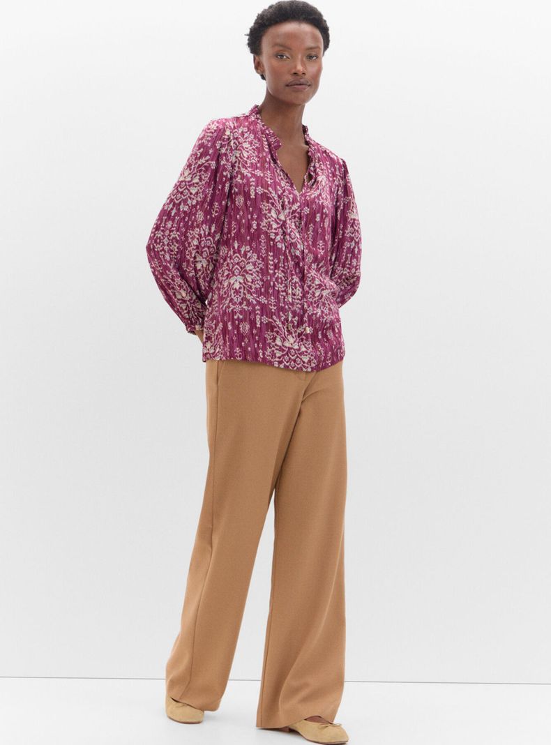 Blusa Fluida Lurex-3