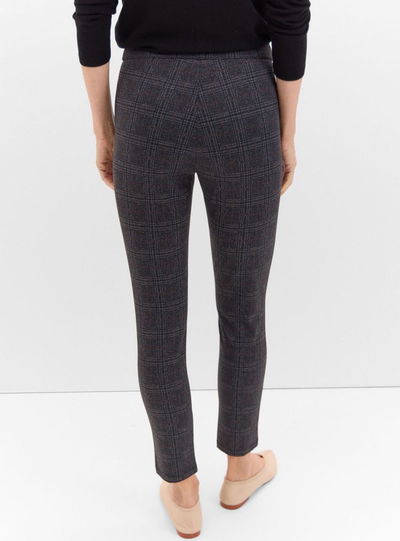 Jeans Legging con Botonadura Tiro Medio-1