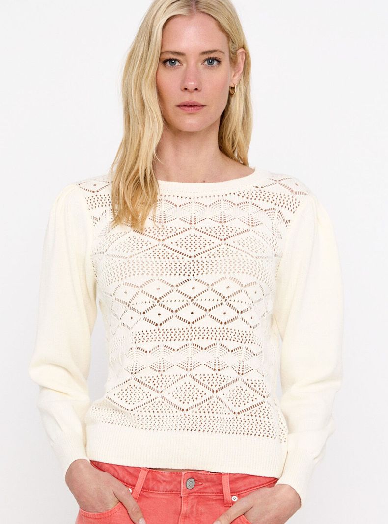 Sweater Combinado Calados-0