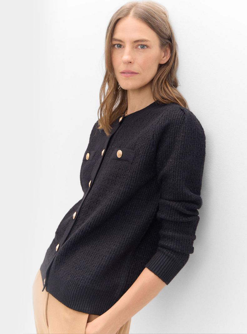 Chaqueta Jacquard Metalizado-2