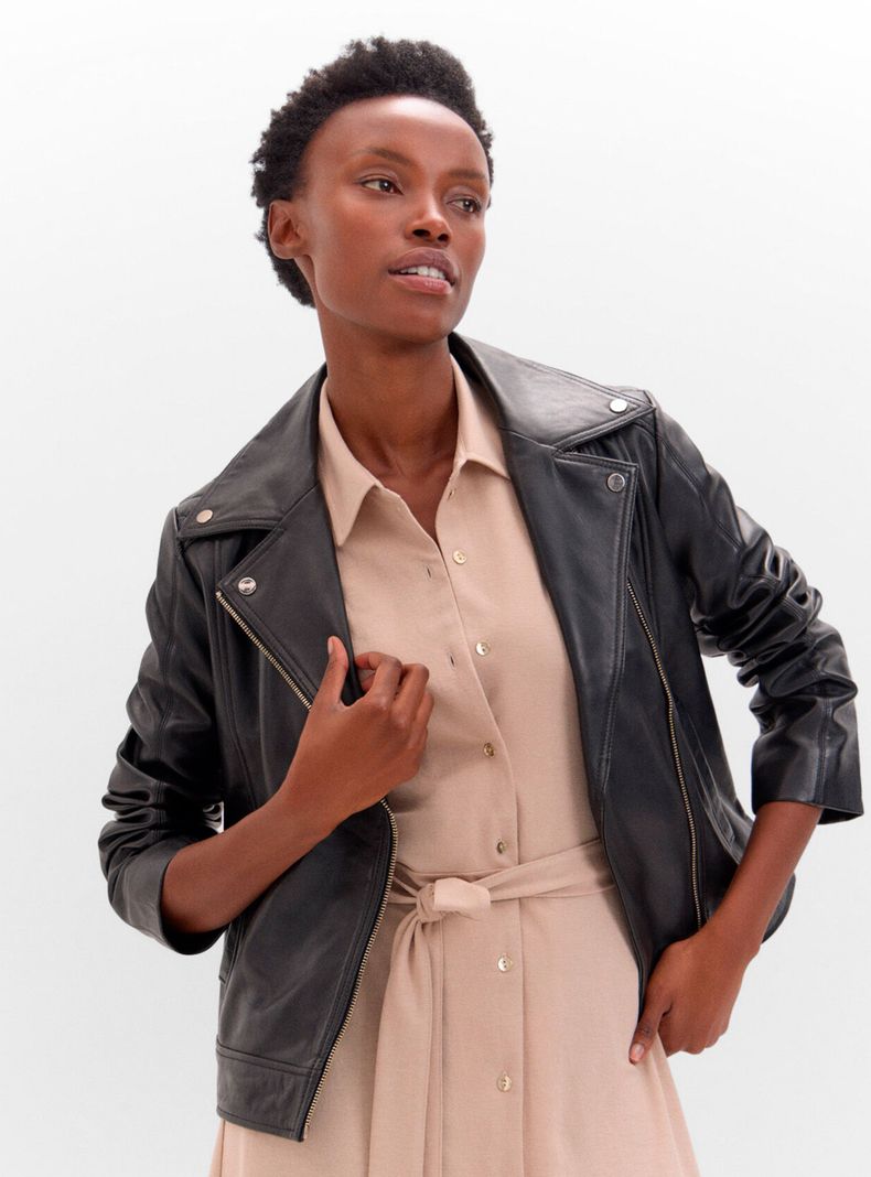 Chaqueta Piel Biker