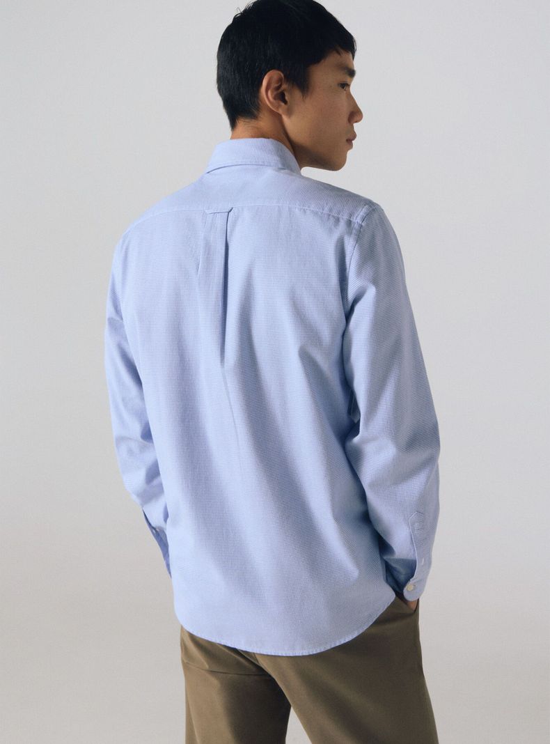 Camisa Twill Print Cuadros-1