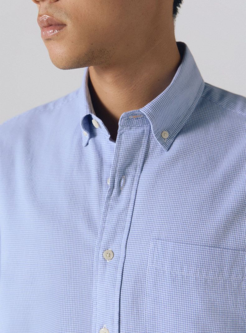 Camisa Twill Print Cuadros-3