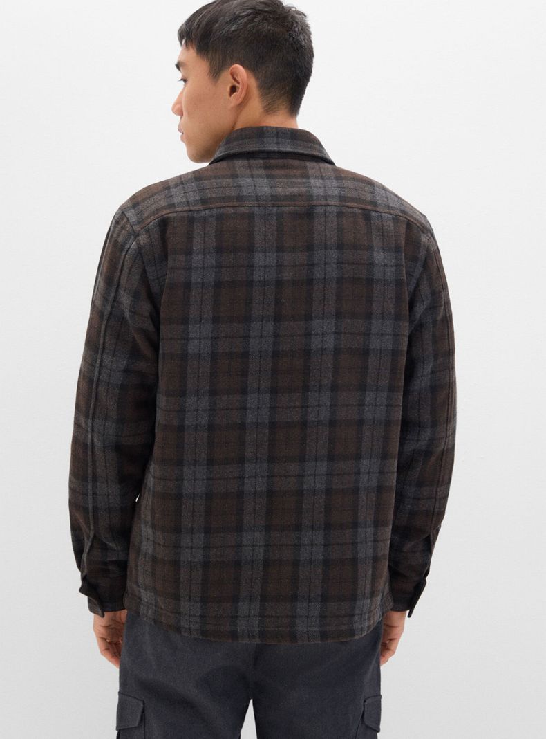 Sobrecamisa Acolchada Cuadros-1