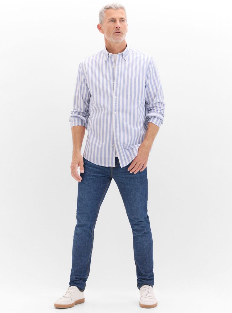 Camisa Popelín de Rayas-3