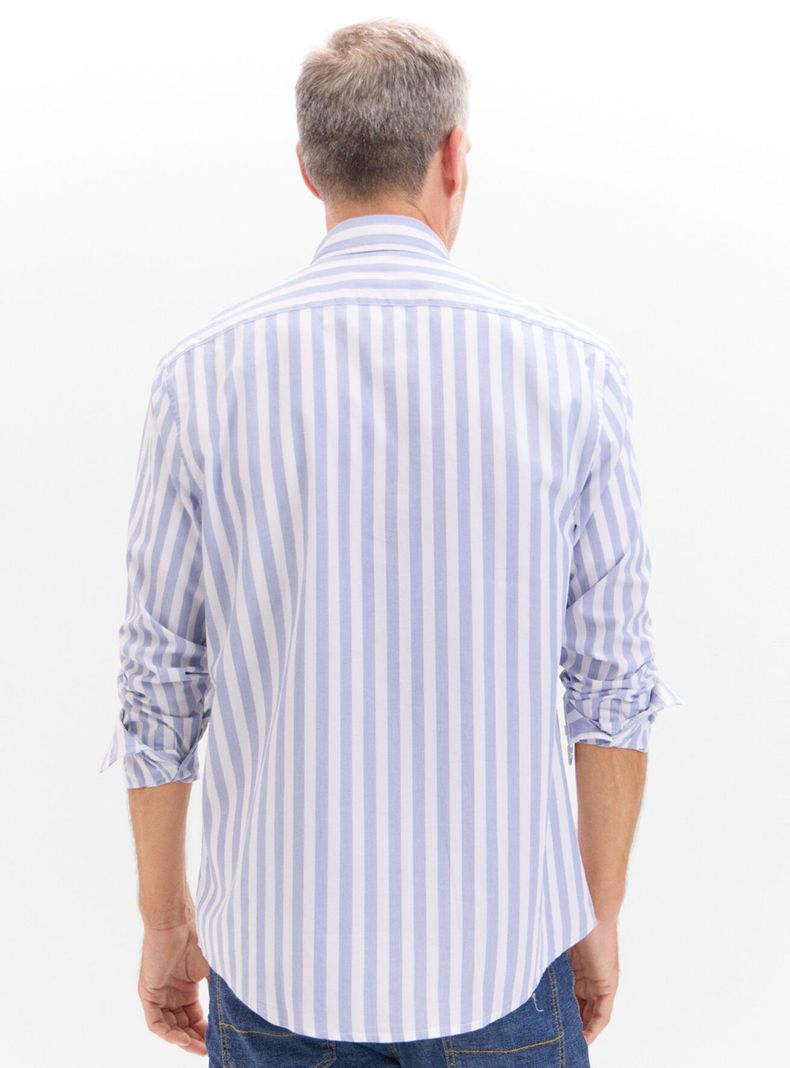 Camisa Popelín de Rayas-1