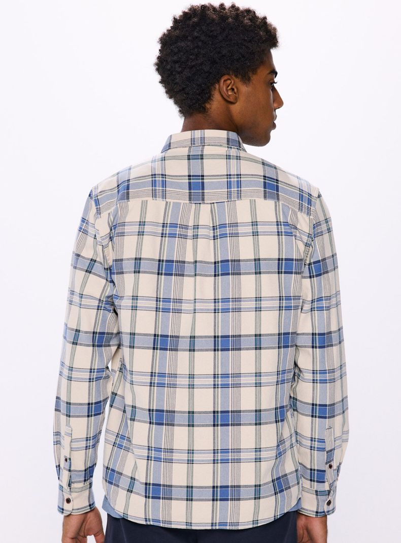 Camisa Cuadros Manga Larga-1