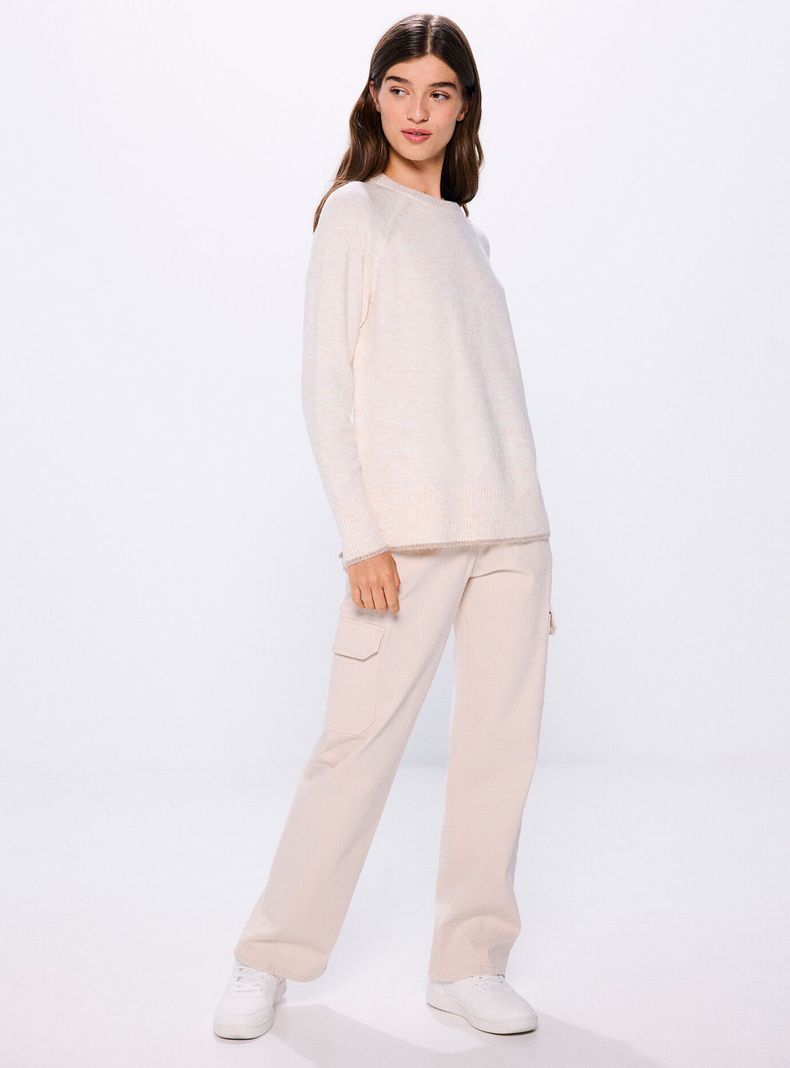 Sweater Cuello Redondo Contrastes-3