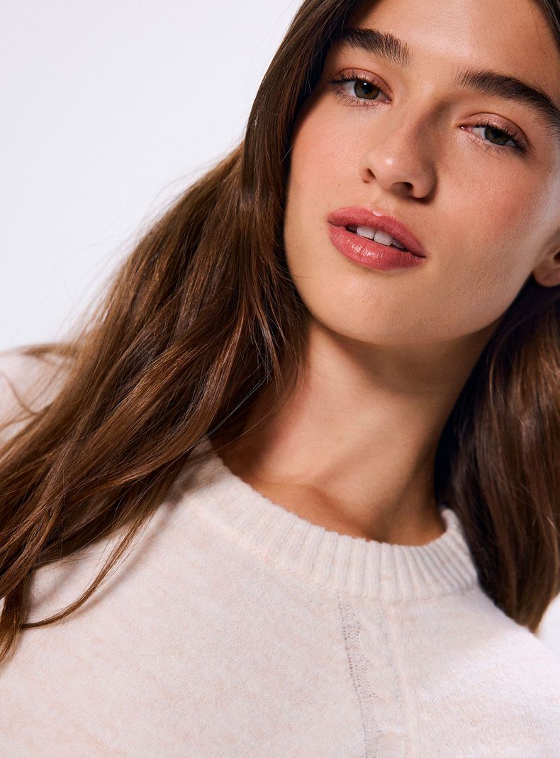 Sweater Cuello Redondo Contrastes-2