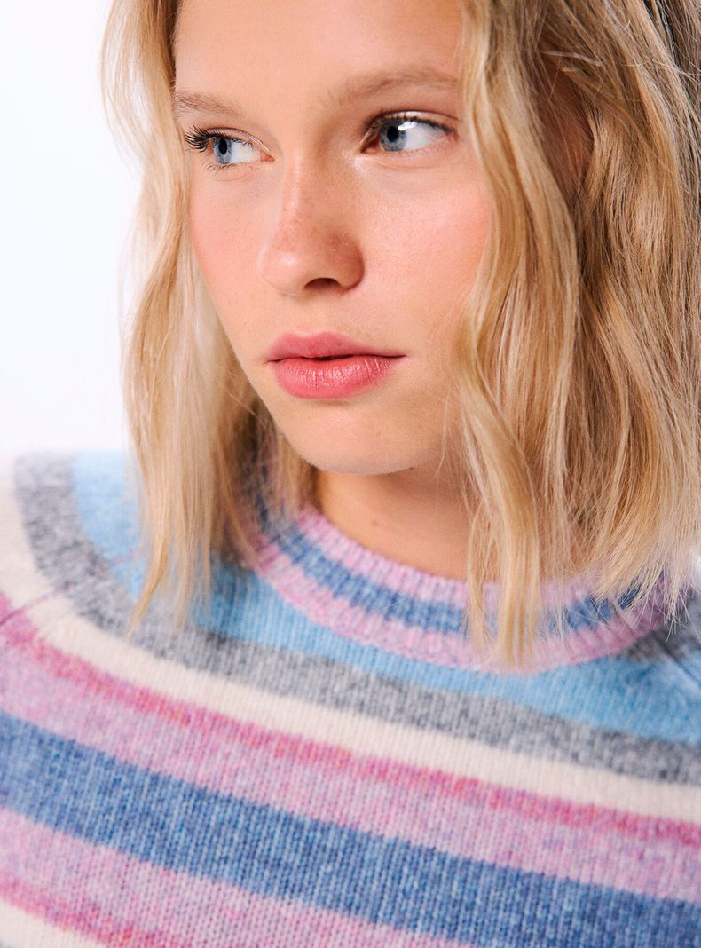 Sweater Rayas Color Block-2