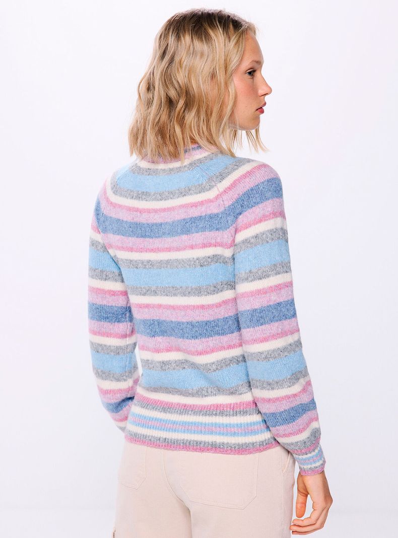 Sweater Rayas Color Block-1