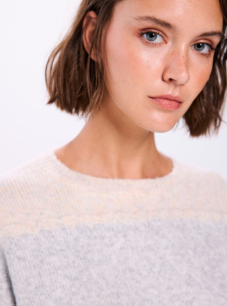 Sweater Color Block-2