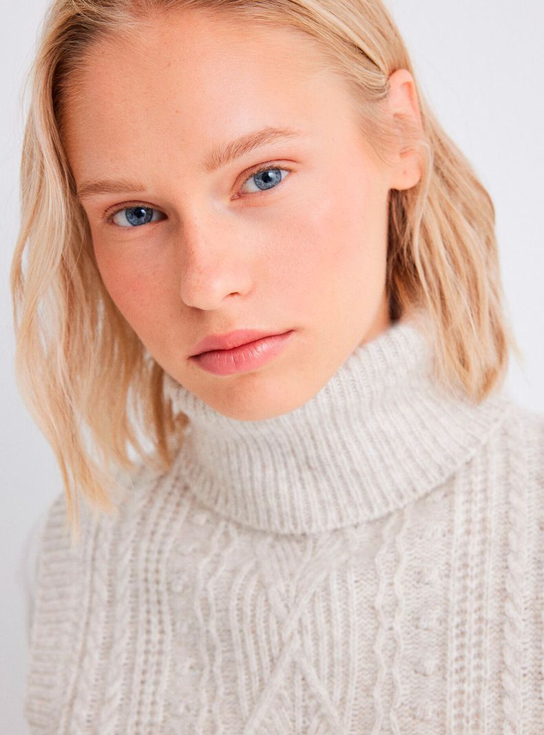 Chaleco Punto Cable Knit-2
