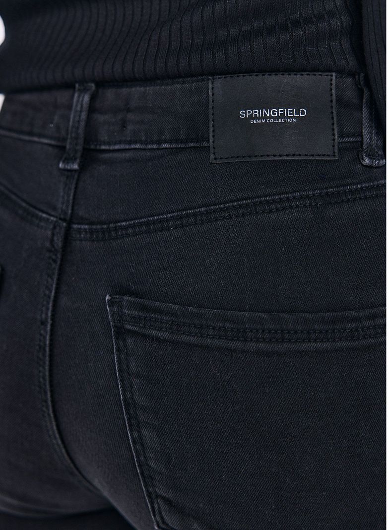 Jeans Flare de Tiro Medio-3