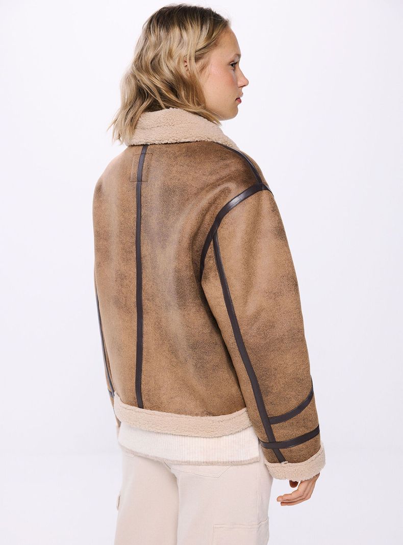 Chaqueta Doble Faz Contraste-1