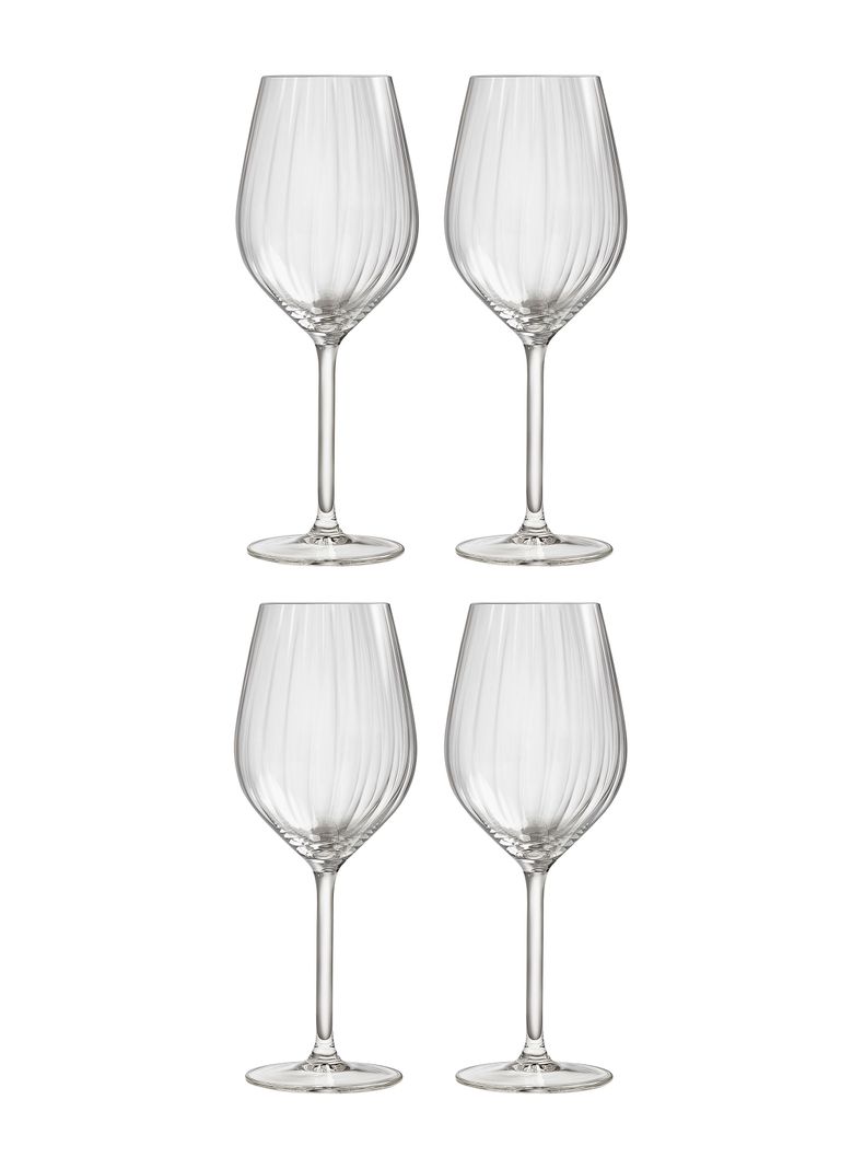 4 Copas Plisse Vino Tinto 500 ml-0