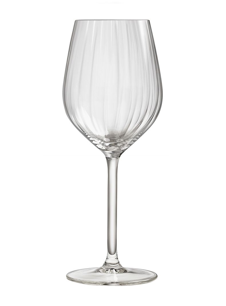 4 Copas Plisse Vino Blanco 380 ml-1
