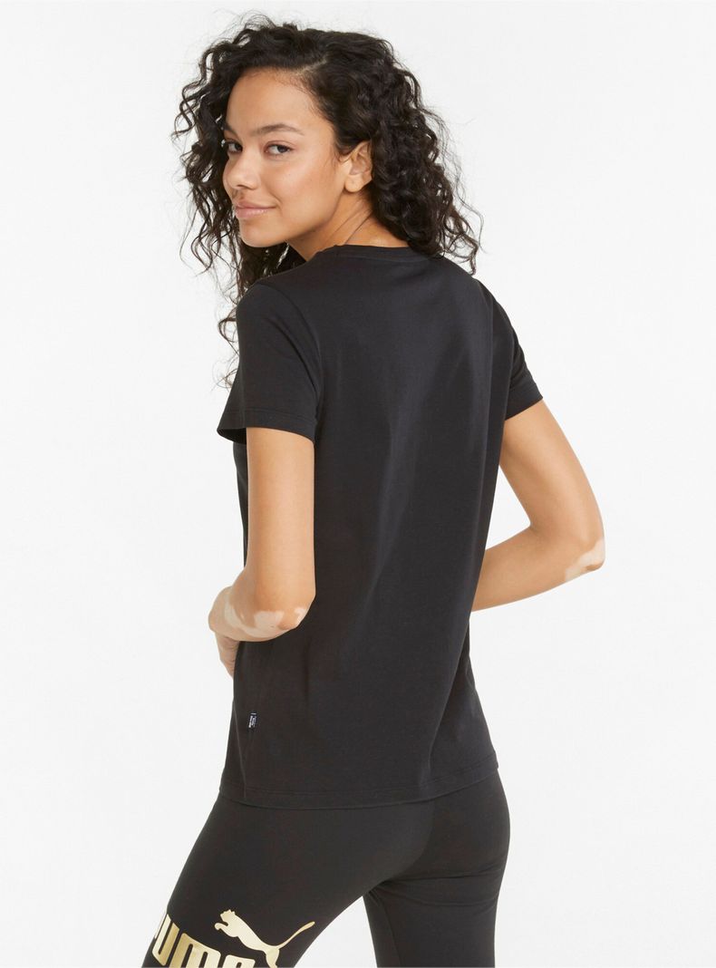 Polera Metallic Frontal Logo ESS Tee-1