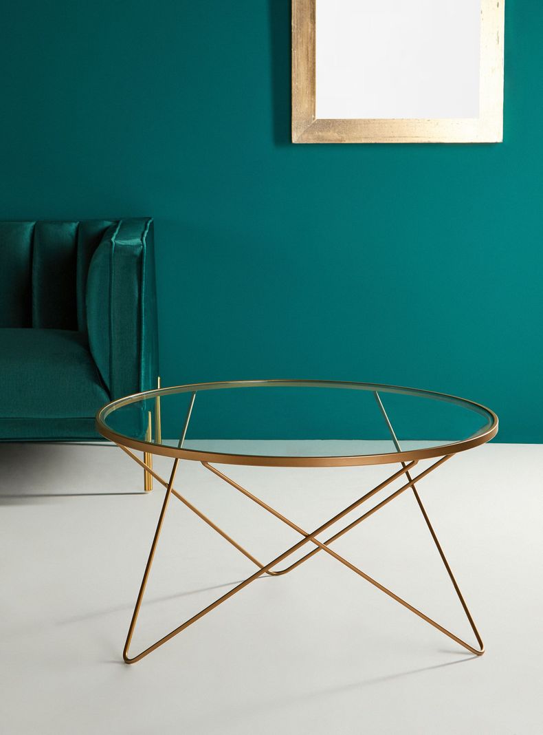 Mesa de Centro Vidrio Garbo 90 cm-0