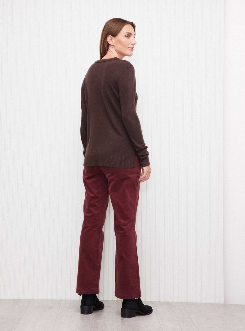 Sweater con Textura Frontal y Largo Hi-Low-5