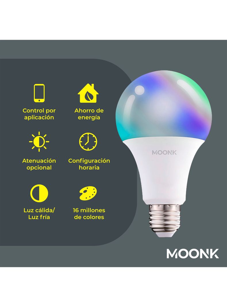 Ampolleta Inteligente LED Multicolor-2