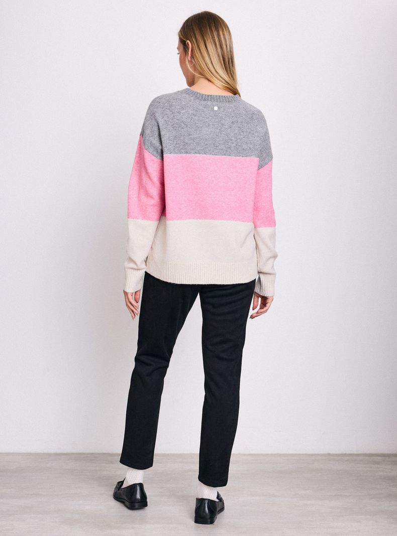 Sweater Color Block Lurex-5