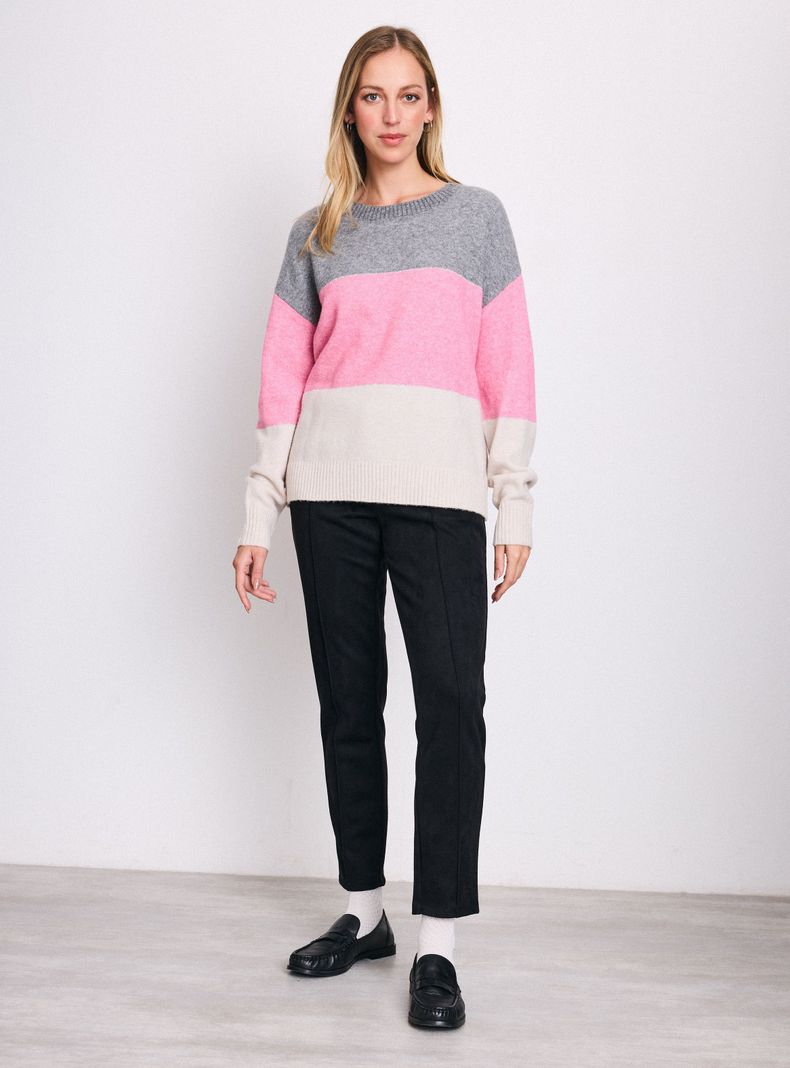 Sweater Color Block Lurex-4