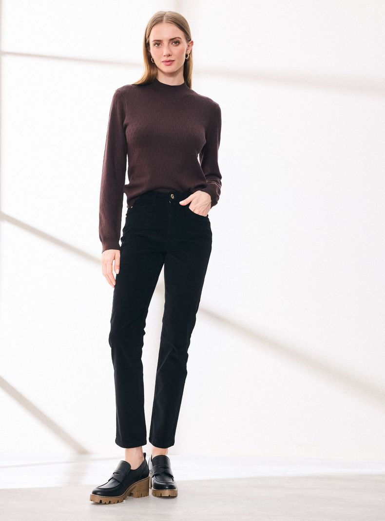 Pantalón de Cotelé Fino Slim Fit-4