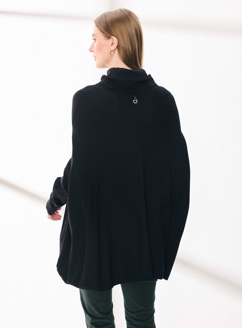 Sweater Tipo Poncho Liviano-1