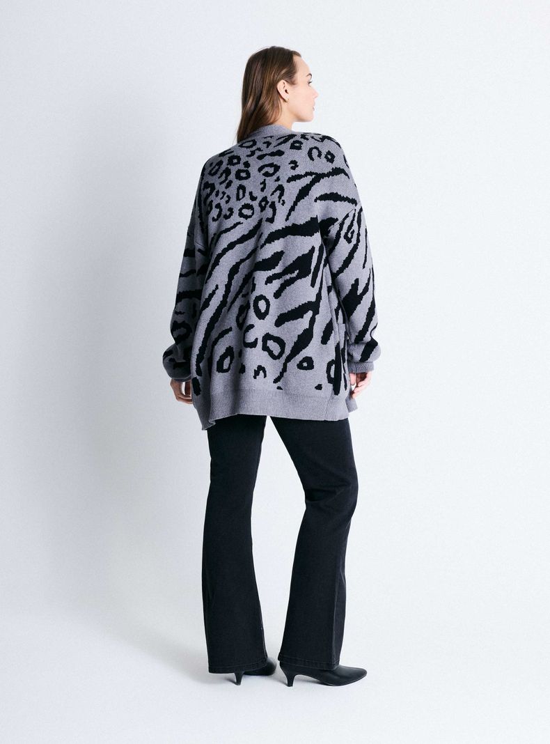 Chaleco Jacquard Abotonado-5