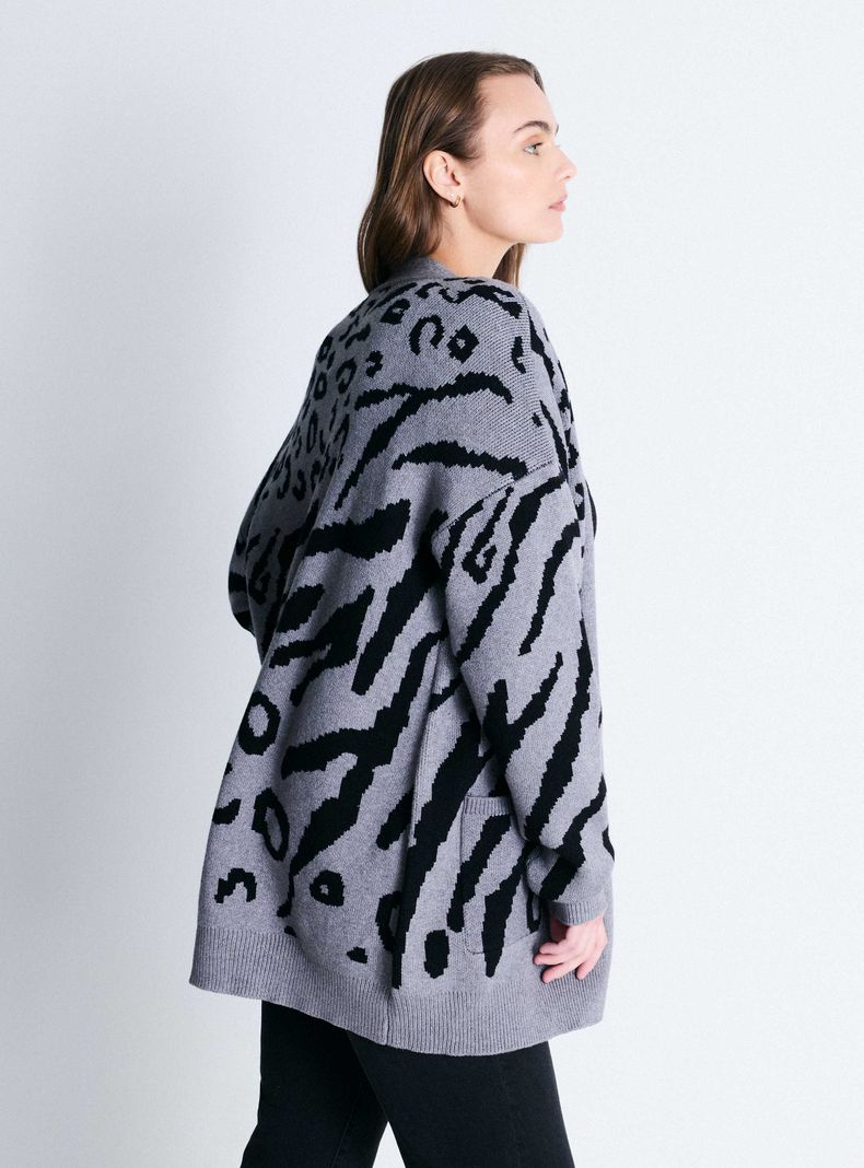 Chaleco Jacquard Abotonado-1