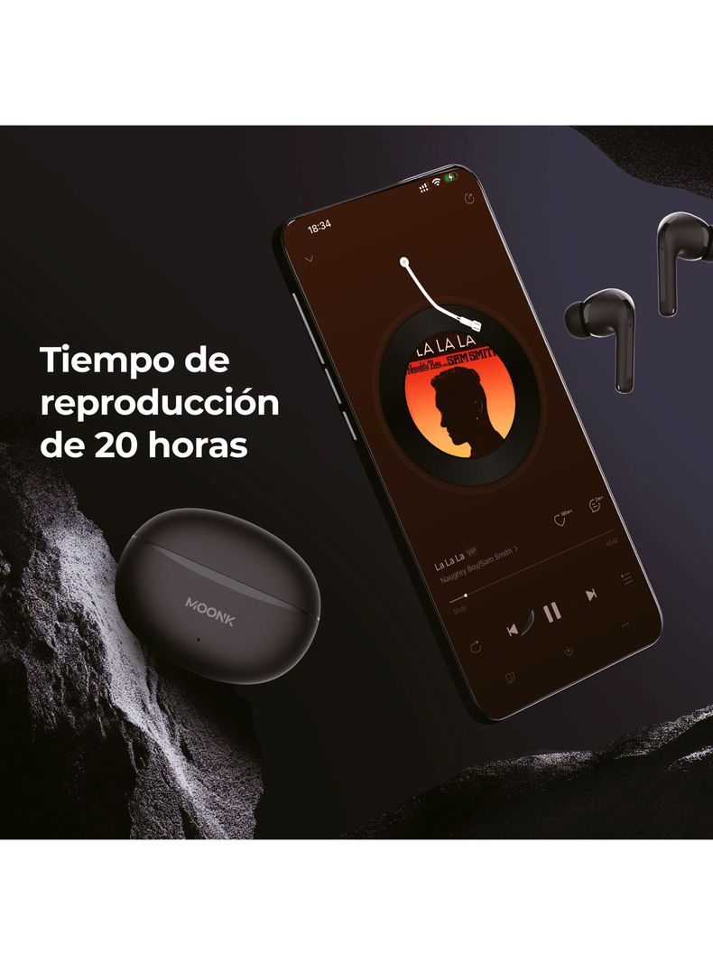 Audífonos Bluetooth True Wireless ANC Negro-2