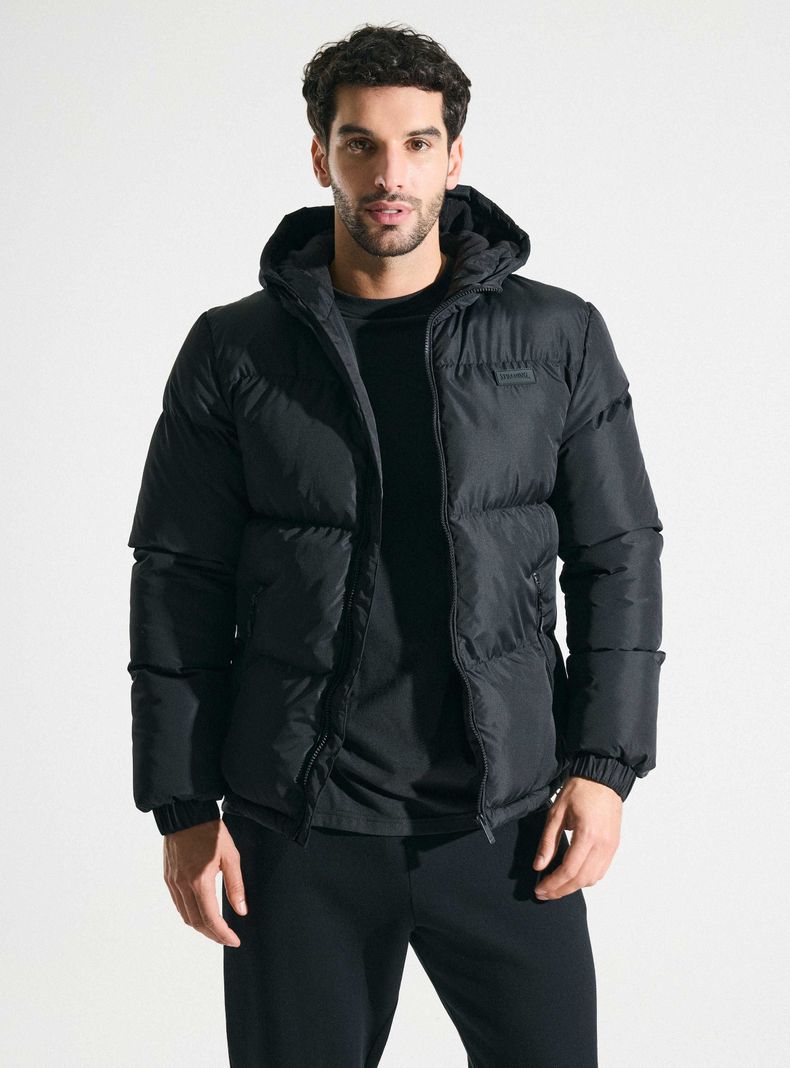 Parka Puffa con Gorro-0