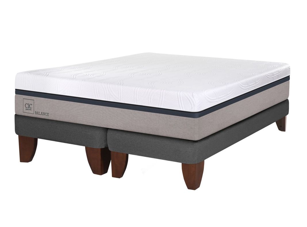Cama Europea Balance King Base Dividida-0