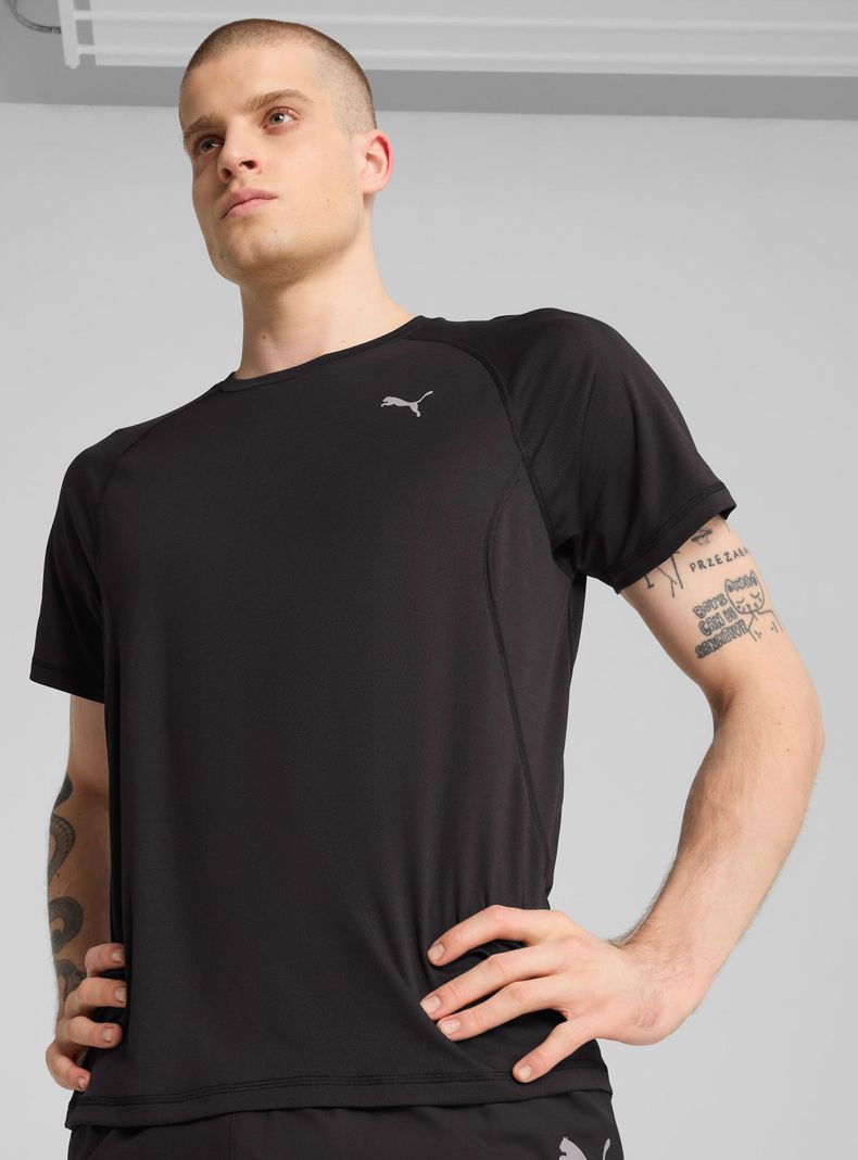 Polera Poly Run Velocity Tee-0