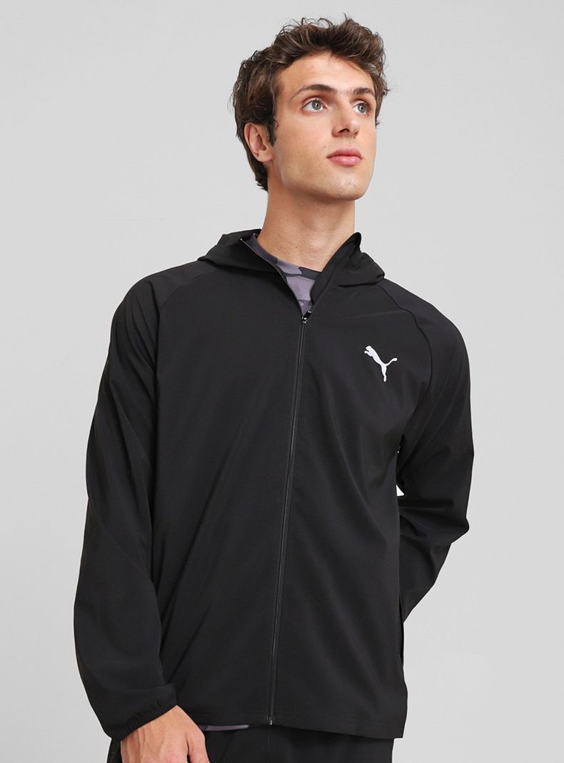 Chaqueta Run Logo Favorite Woven Hooded-0