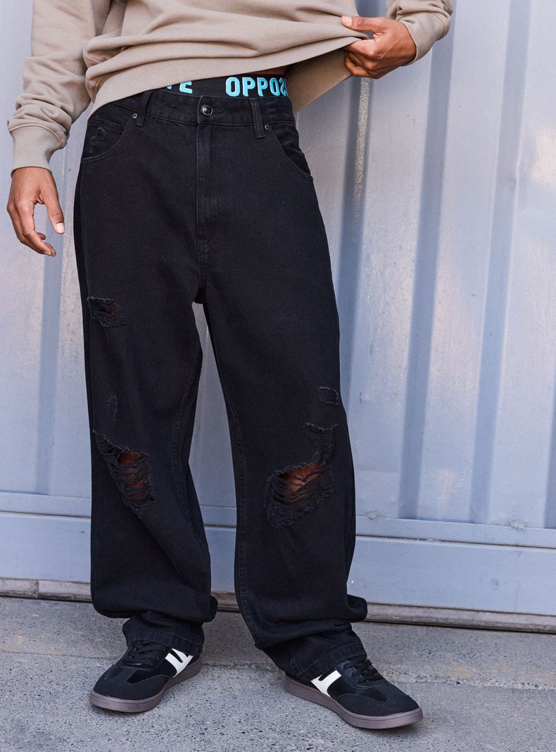 Jeans Rasgado-0