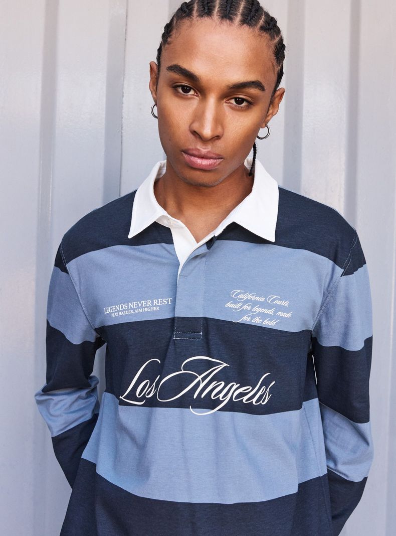 Polera Manga Larga Franjas Los Angeles-2
