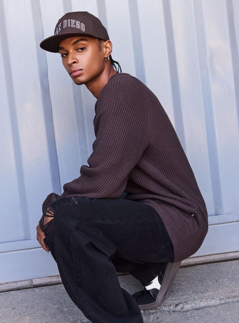 Sweater Classic Cuello Redondo Textura-3