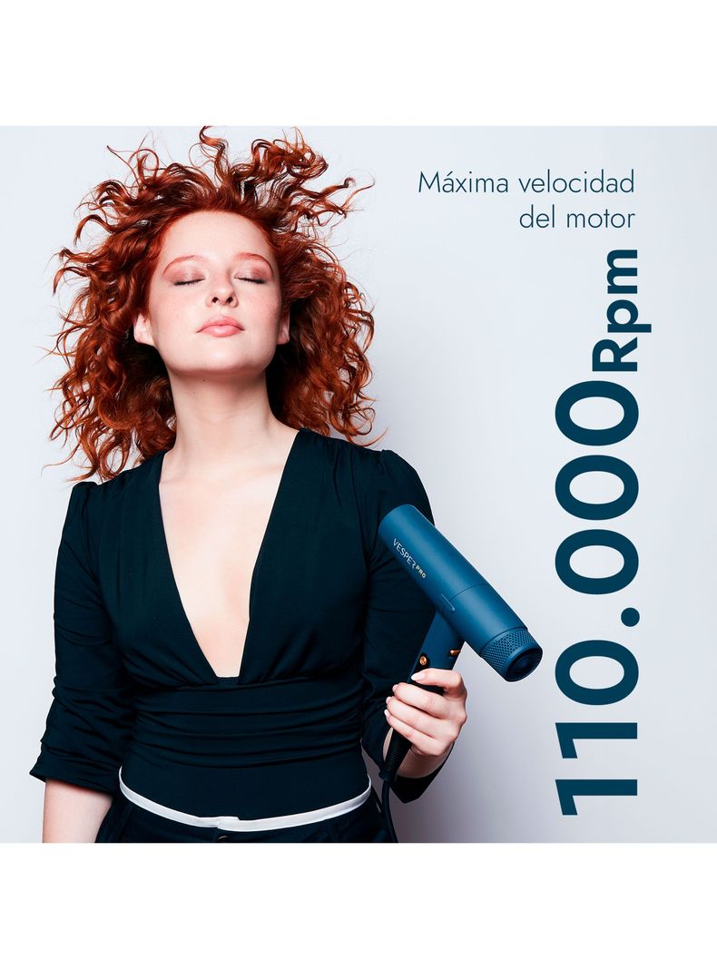 Secador de Pelo Profesional Airvolution Pro Azul-6