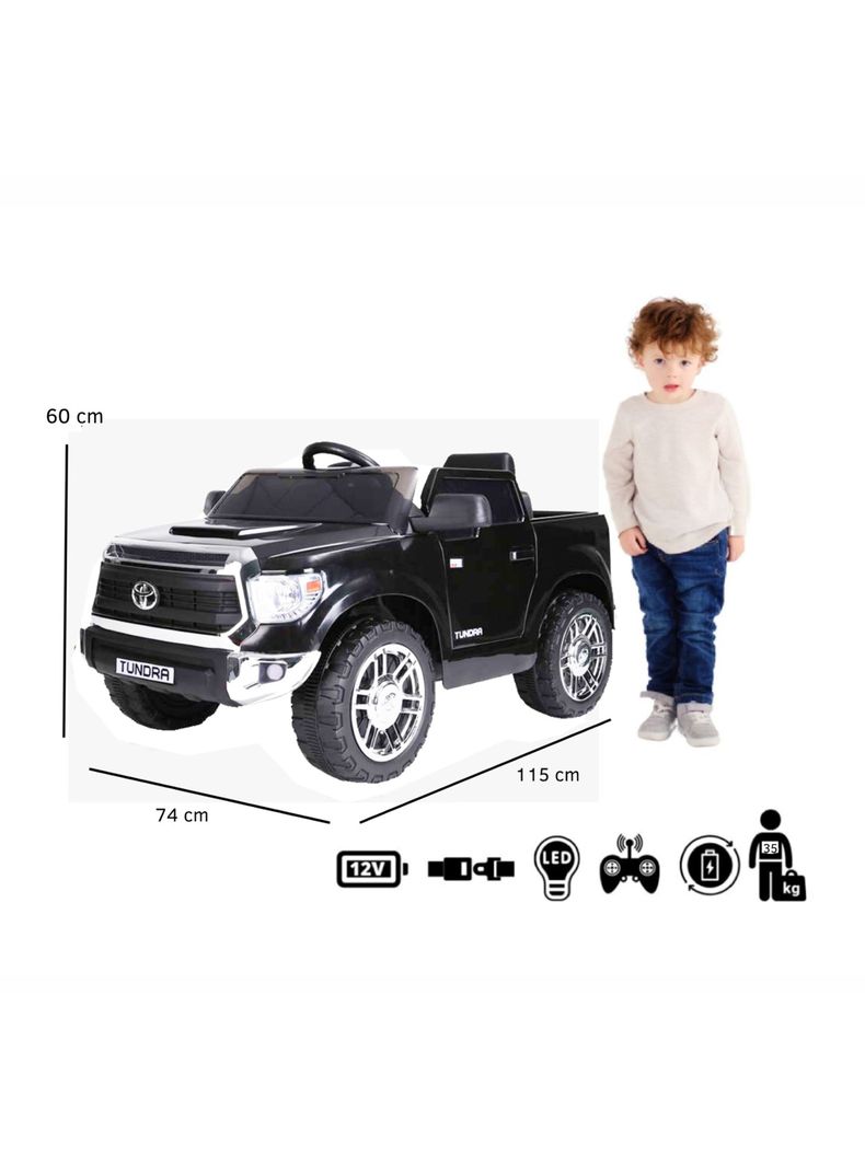 Auto a Batería Toyota Tundra Negro-4