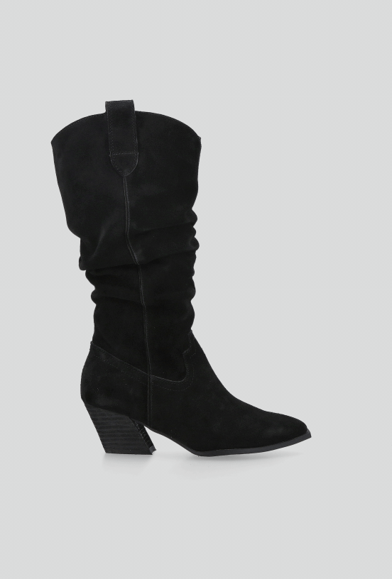 Bota de Gamuza Efecto Caído Mujer-3