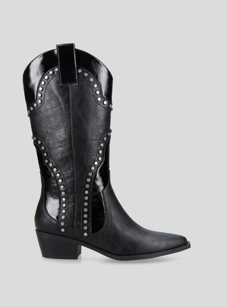 Bota Western Tachas Mujer-1