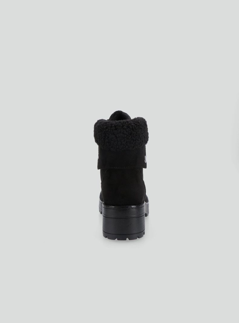 Bototo Efecto Gamuza Acordonado Mujer-3