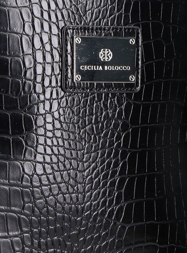 Cartera Totebag con Textura Croco Efecto Cuero-6